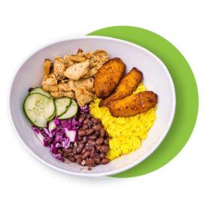 tropical chicken bowl